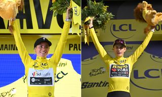 Tour de France champions Demi Vollering and Jonas Vingegaard